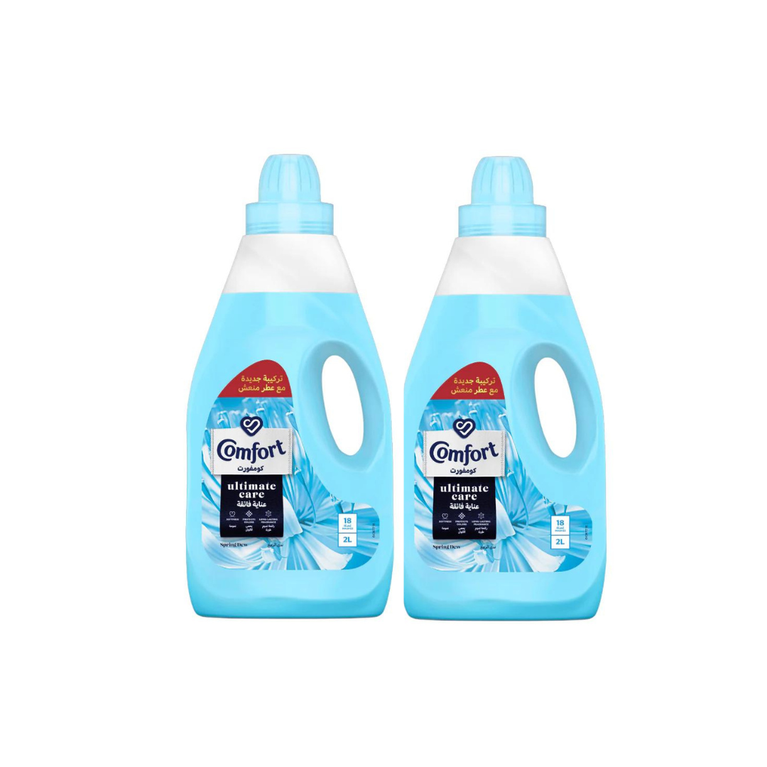 Comfort Fabric Softener Blue Spring Dew 2L, 2 @ 15% OFF