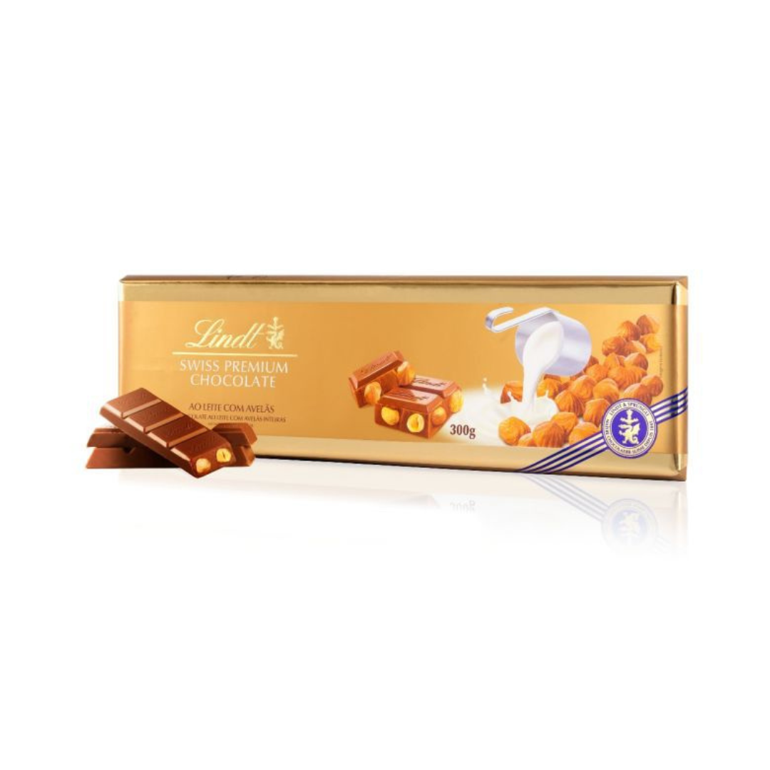 Lindt Gold Milk Hazelnut Tablet 300g