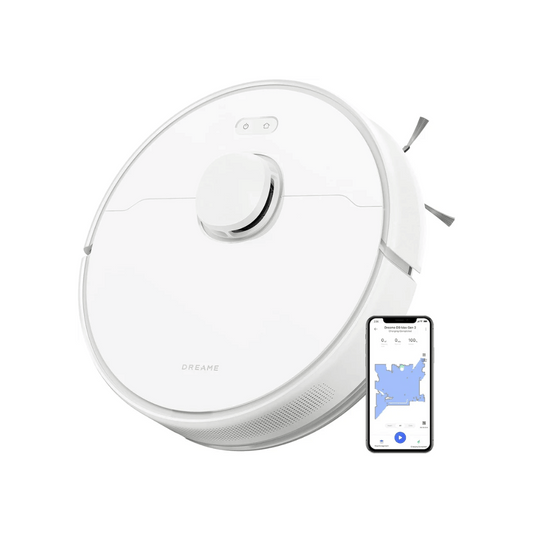 Dreame D9 Max Robot Vacuum and Mop Cleaner, 2nd Generation, White
