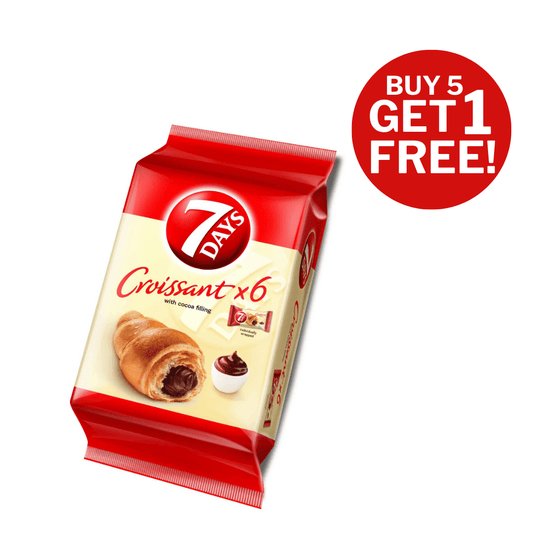 7Days Cocoa Croissant 40g, 5 + 1 Free