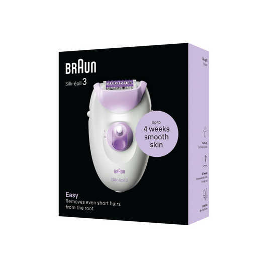 Braun Silk-Epil 3 3000 Epilator SE3-000 Purple