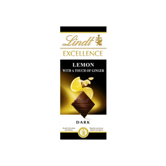 Lindt Excellence Dark Lemon & Ginger 100g