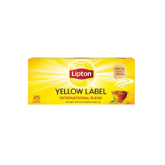 Lipton Yellow Black Tea, 25s