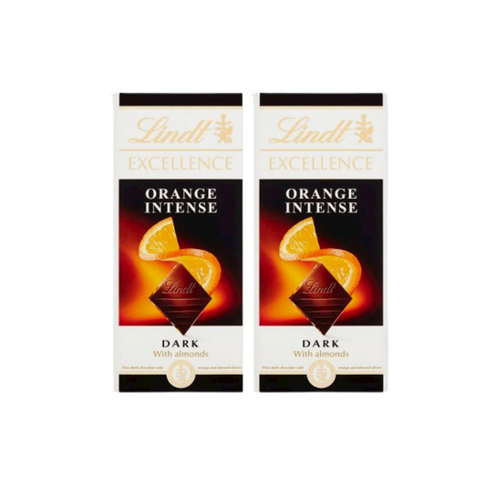 Lindt Excellence Orange Dark 100g, 2 @ 20% OFF