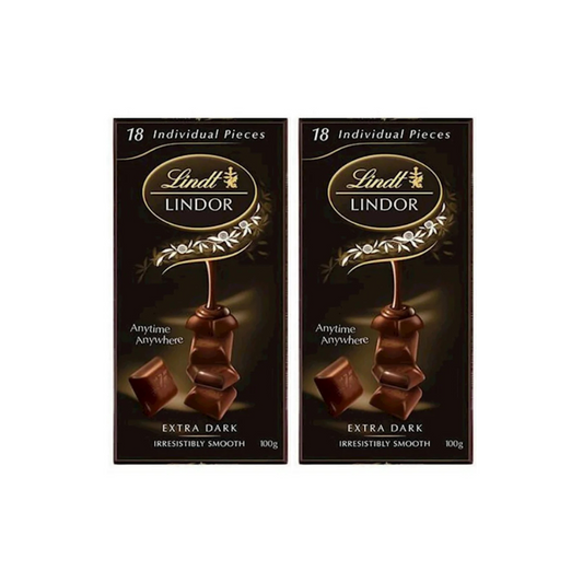 Lindt Lindor Singles Dark 60% 100g, 2 @ 20% OFF