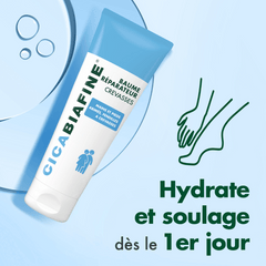 CicaBiafine Baume Reparateur Crevasses, Mains Pieds Secs 50ml