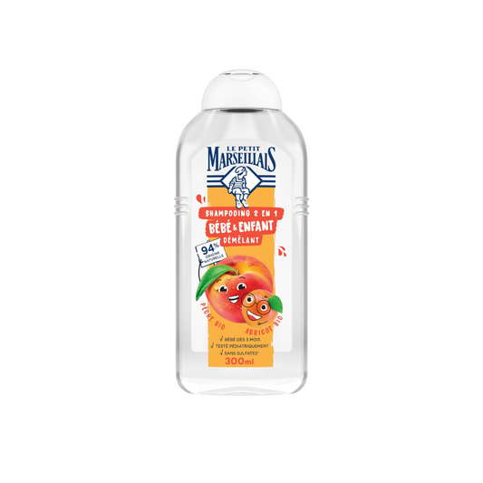 Le Petit Marseillais Bio Shampoo Bebe & Enfant, Apricot 300ml