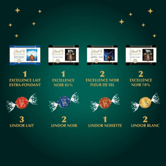 Lindt Lindor Advent Calendar Tree 221g