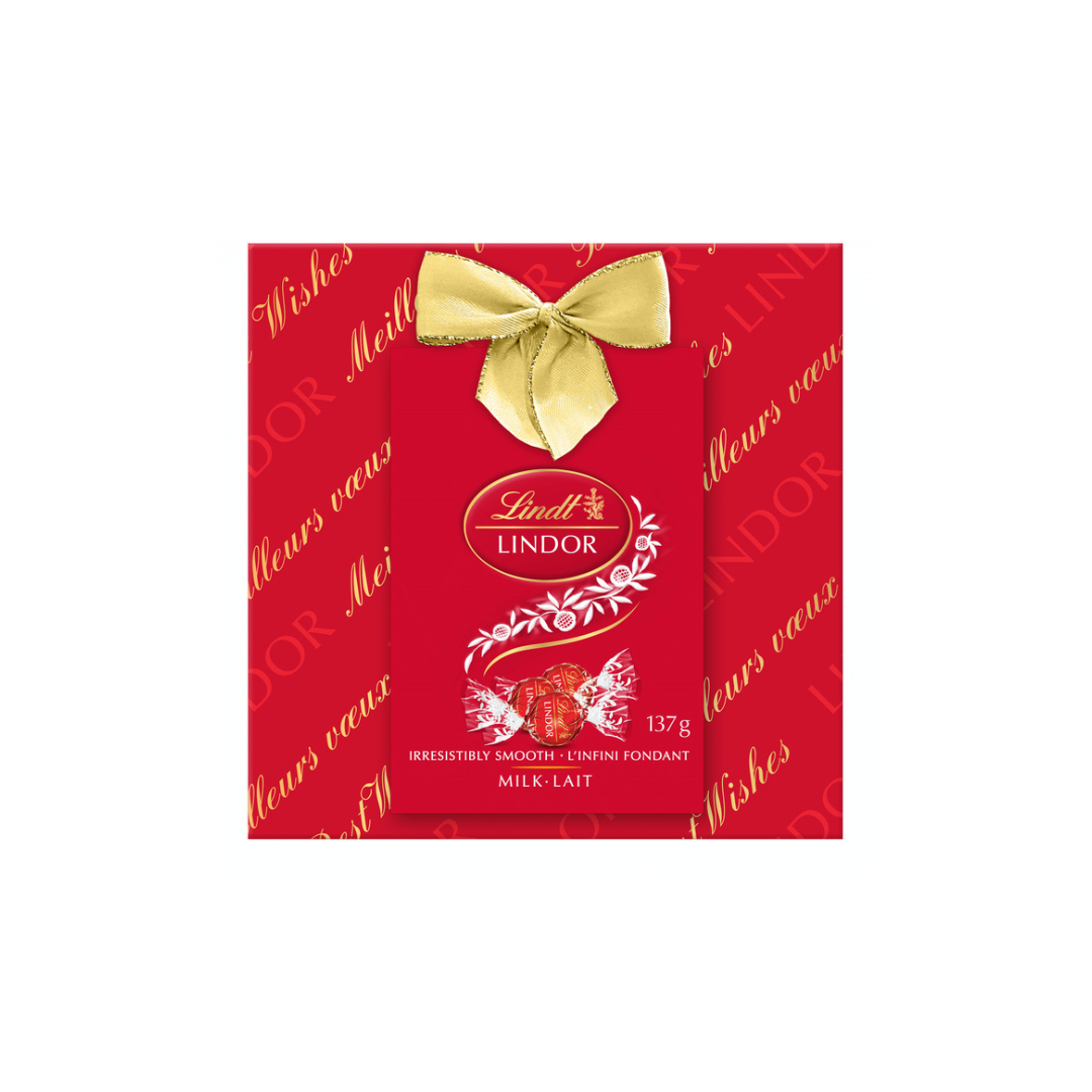 Lindt Lindor Milk Chocolate Truffles, Gift Box 137g