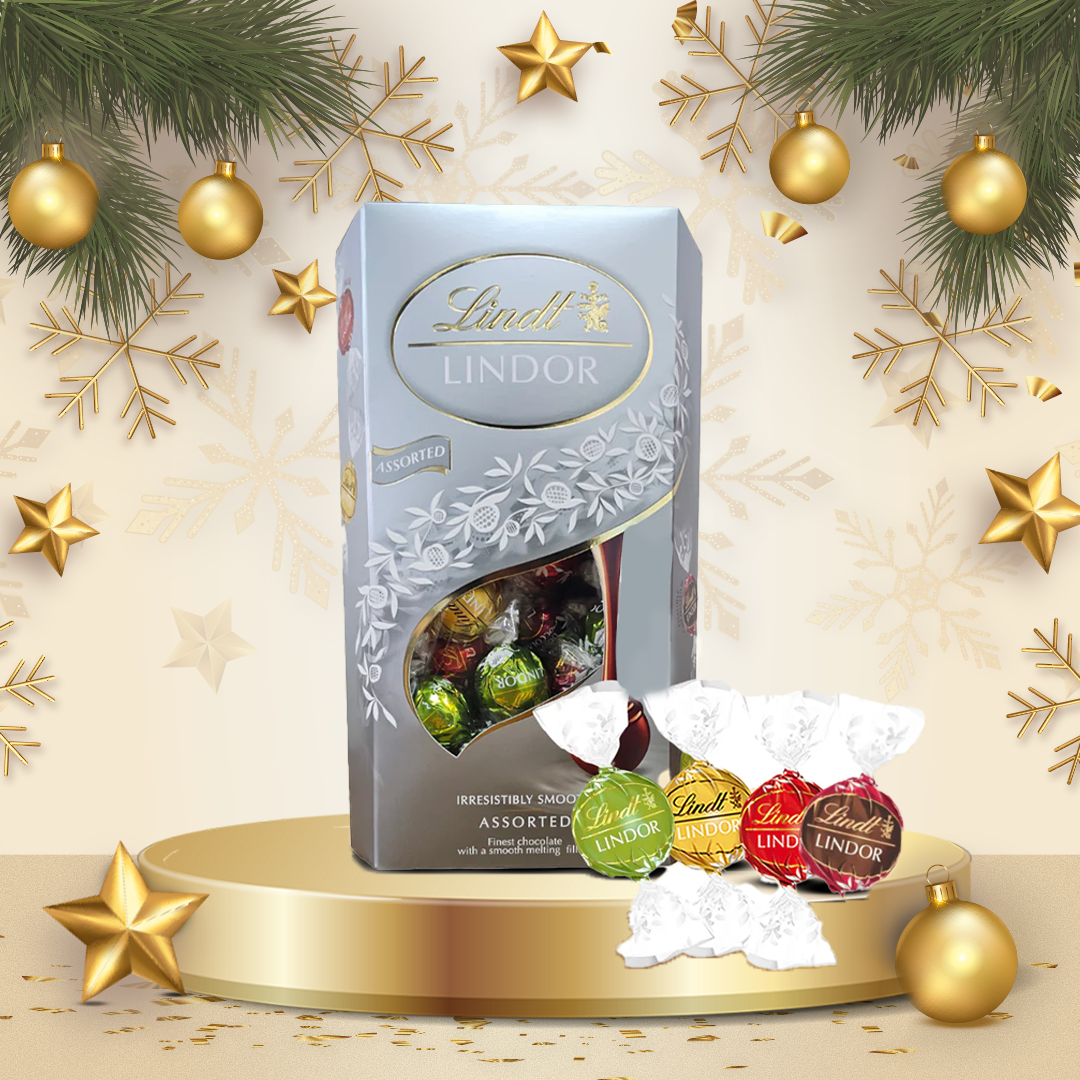 Lindt Silver Lindor Truffles Box, 500g + 100g Free