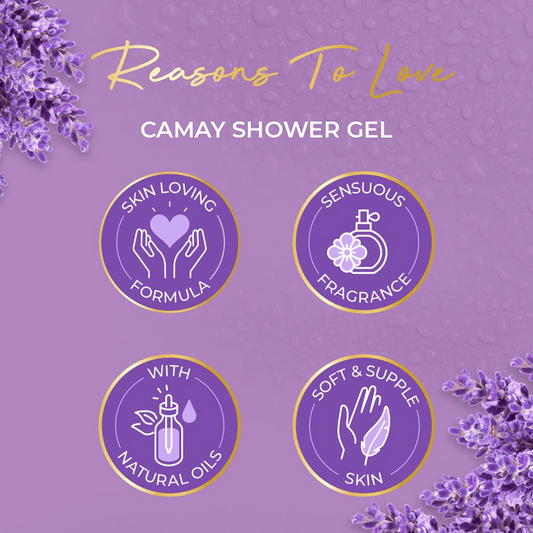 Camay Shower Gel Lavender Vanilla 1L