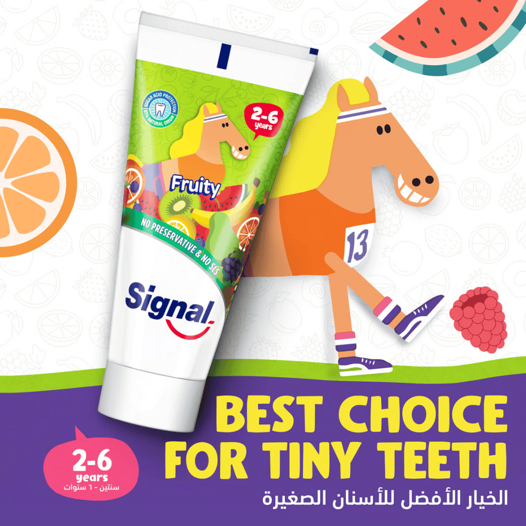 Fattal Online - Buy Signal Toothpaste Kids 2-6 Years Fruity 50ml in Lebanon