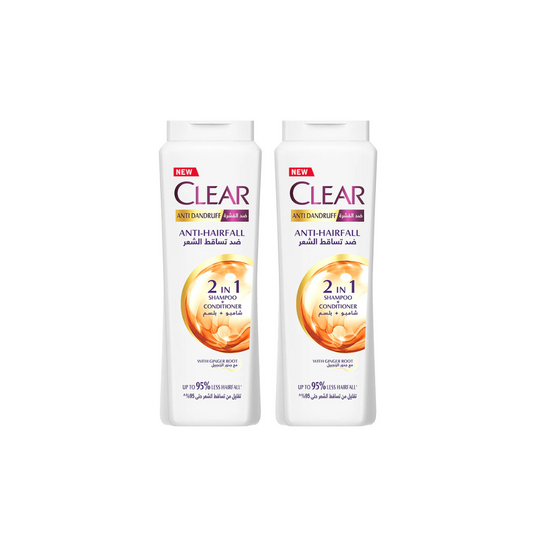 Clear Anti-Dandruff Shampoo Anti Hair Fall 360ml, 2 @ 20% OFF