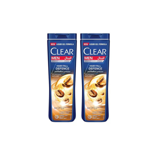 Clear Anti-Dandruff Men Shampoo Hairfall Defense 360ml, 2 @ 20% OFF