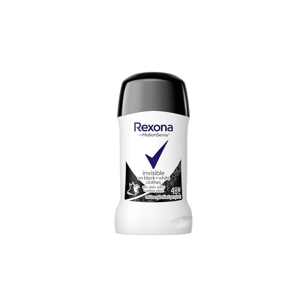 Rexona Women Antiperspirant Invisible Black + White Stick 40g