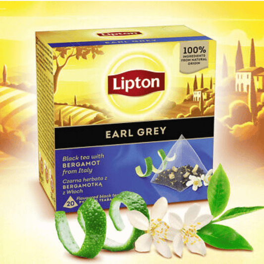 Lipton Earl Grey Black Tea, Pyramid 20S