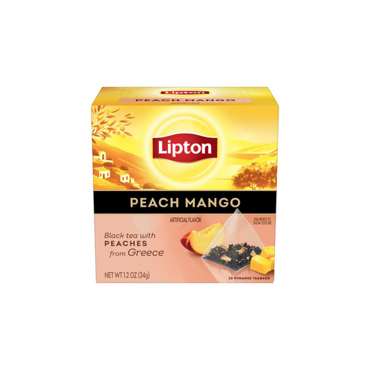 Lipton Peach Mango Black Tea, Pyramide 20s