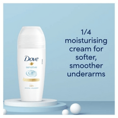 Dove Antiperspirant Roll-On Sensitive, 50ml
