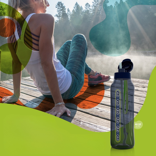 Tupperware Eco+ Aquavibe Bottle Nocturnal Sea 1.2L
