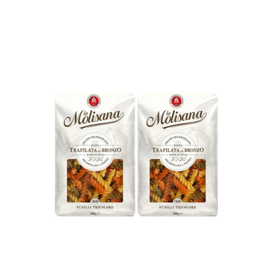 La Molisana Fusilli Tricolore 500g, 2 @ 20% OFF