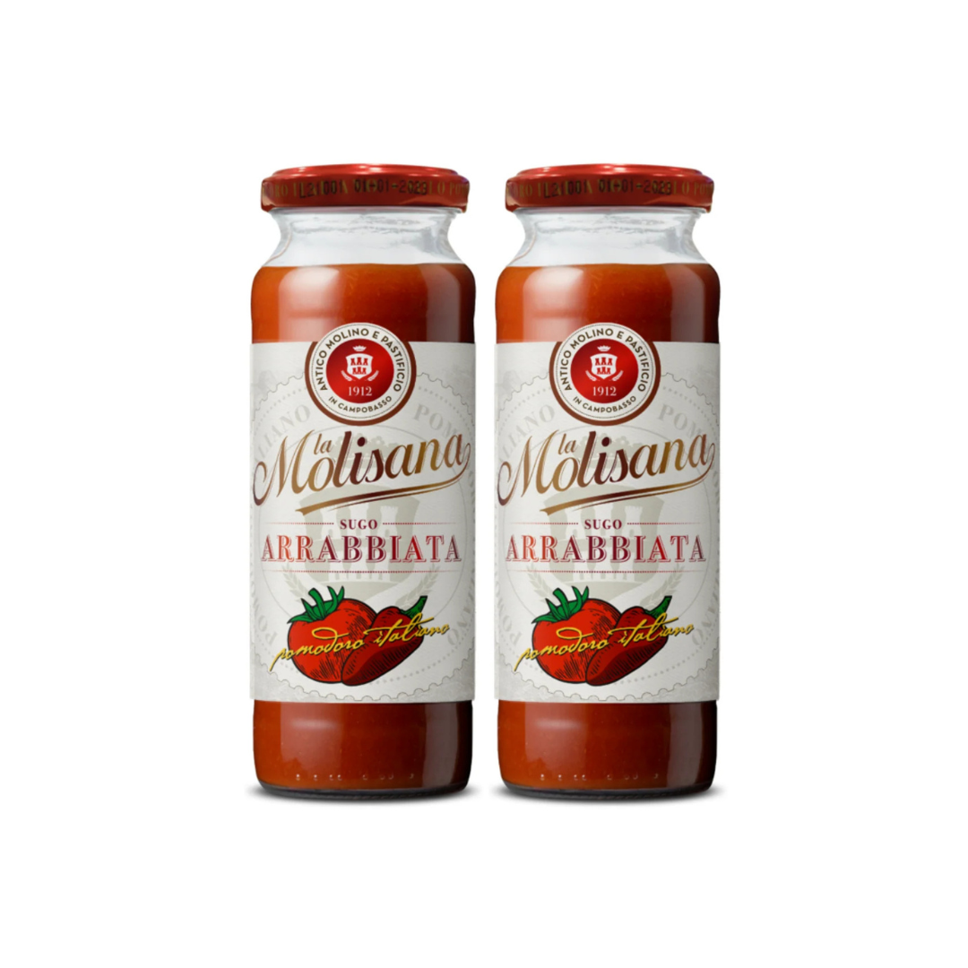 La Molisana Sauce Arrabbiata in Extra Virgin Olive Oil, 340g, 2 @ 20% OFF