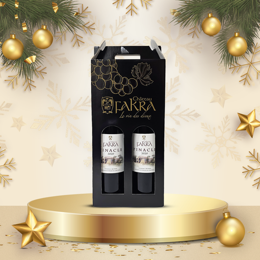 Chateau Fakra Coffret 2 Red Wine Pinacle 75cl 2020