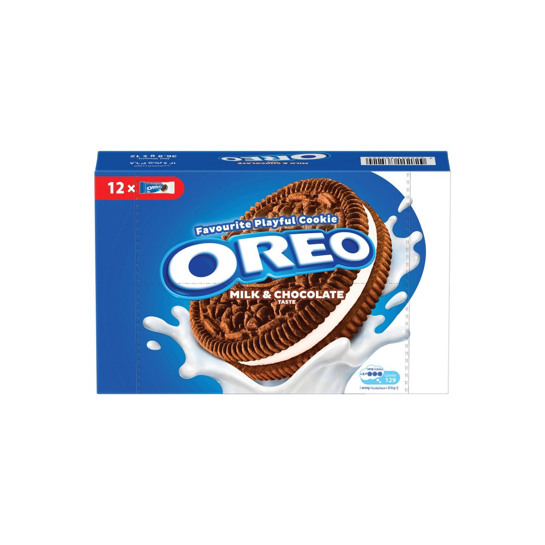 Oreo Milk & Chocolate Cookies 36.8g Pack of 12