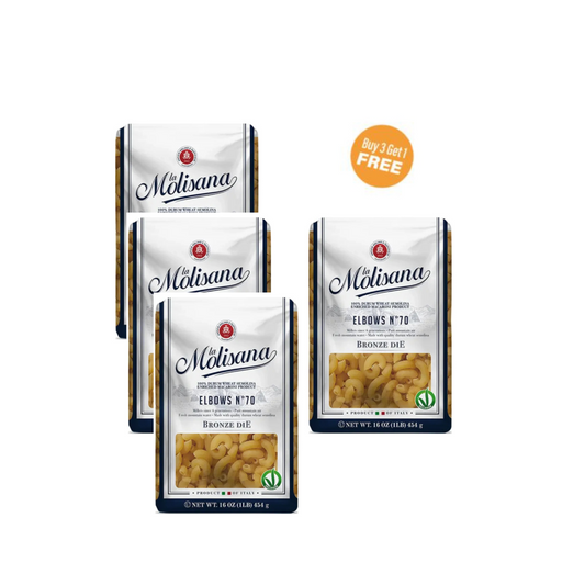 La Molisana Elbows Bronze Die N.70, 450g, 3 + 1 Free