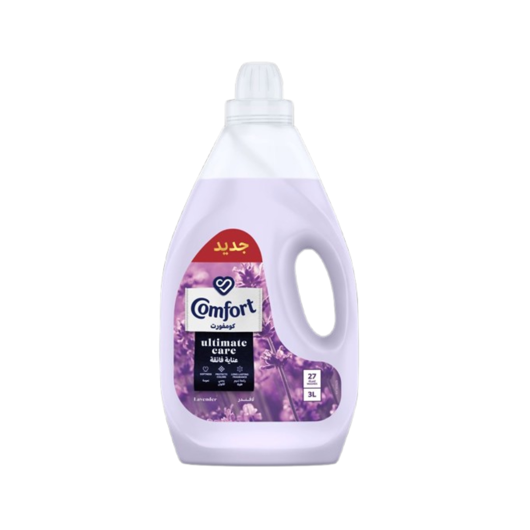 Comfort Fabric Softener Lavender, Ultimate Care 3L