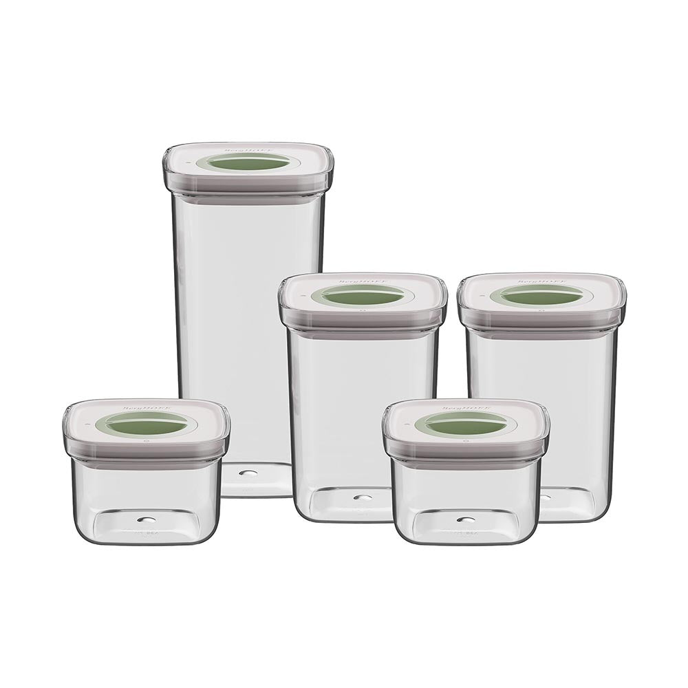 Berghoff 3950665 5-pc set smart seal food container