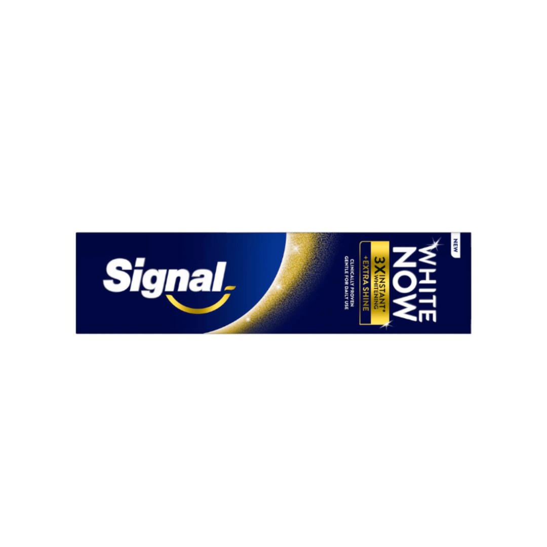 Fat Toothpaste Fattal Online - Buy Signal Toothpaste White Now Extra Shine 75ml in Lebanon