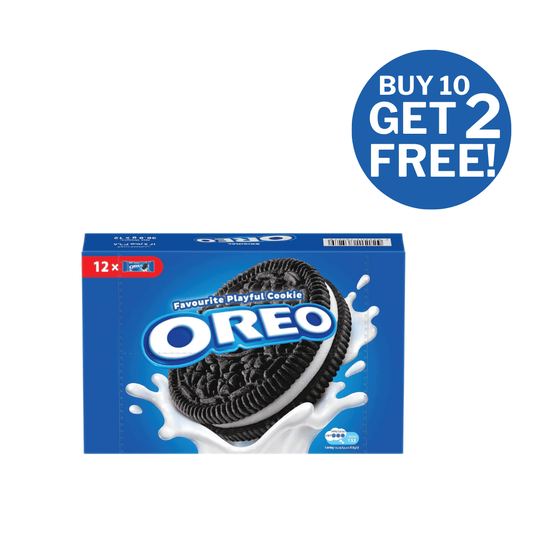 Oreo Original Cookies 36.8g, Pack of 10 + 2 Free
