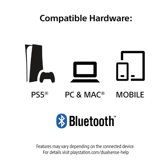 PlayStation PS5 DualSense Wireless Controller Charm Indigo, CFI-ZCT1W11X