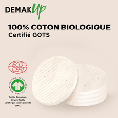 Demak'Up Organic Cotton Pads Adapt Bio, x50