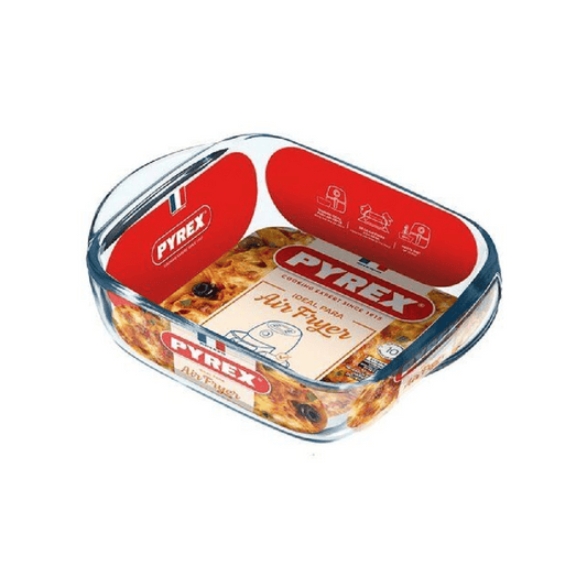Pyrex Air Fryer Compatible Glass Rect Dish Roaster 23cm 215B100