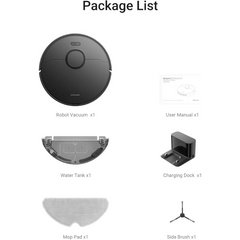 Dreame D9 Max Black Robot Vacuum and Mop Cleaner