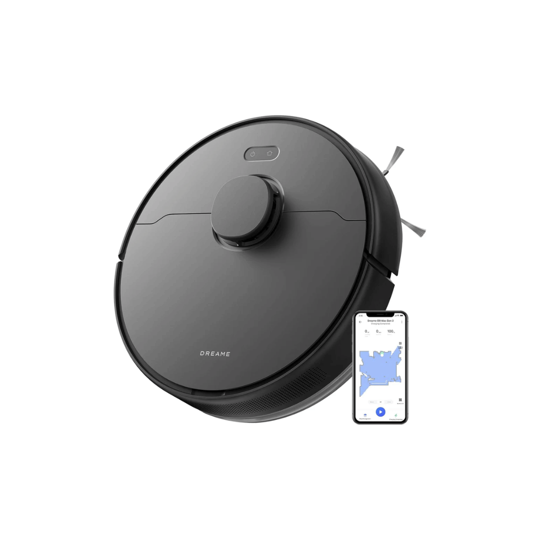 Dreame D9 Max Black Robot Vacuum and Mop Cleaner