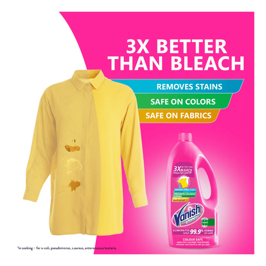 Vanish Stain Remover Liquid Pink 1Lx2, 25% OFF