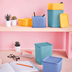 Tupperware Cubix Square 3 - 1L Blubr Mist - RT