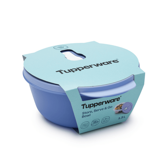 Tupperware CrystalWave® GenII Med L Save Serve & Go Bowl 2L Mis--Ret