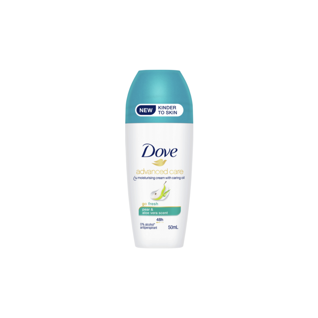 Dove Go Fresh Antiperspirant Roll-On Pear Scent, 50ml