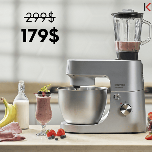 Kenwood HomeBake Stand Mixer + Blender Silver KHH01.120SI