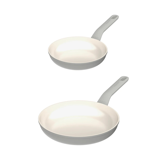 Berghoff Set of 2 Frying Pan Non-Stick Balance Moonmist 24 + 28 cm
