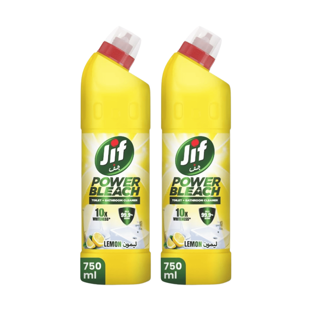 Jif Power Bleach Bathroom Cleaner Lemon Breeze, 750ml, 2 @ 20% OFF