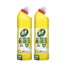 Jif Power Bleach Bathroom Cleaner Lemon Breeze, 750ml, 2 @ 20% OFF