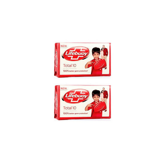 Lifebuoy Antibacterial Soap Bar Total 115g, 1 + 1 Free