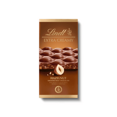 Lindt Extra Creamy Hazelnut Milk Chocolate 80g