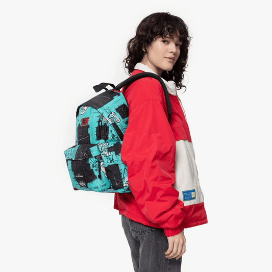 Eastpak Day Pak'R Basquiat Equals, Medium, Laptop & Bottle Holder, EK0A5BG44Y6