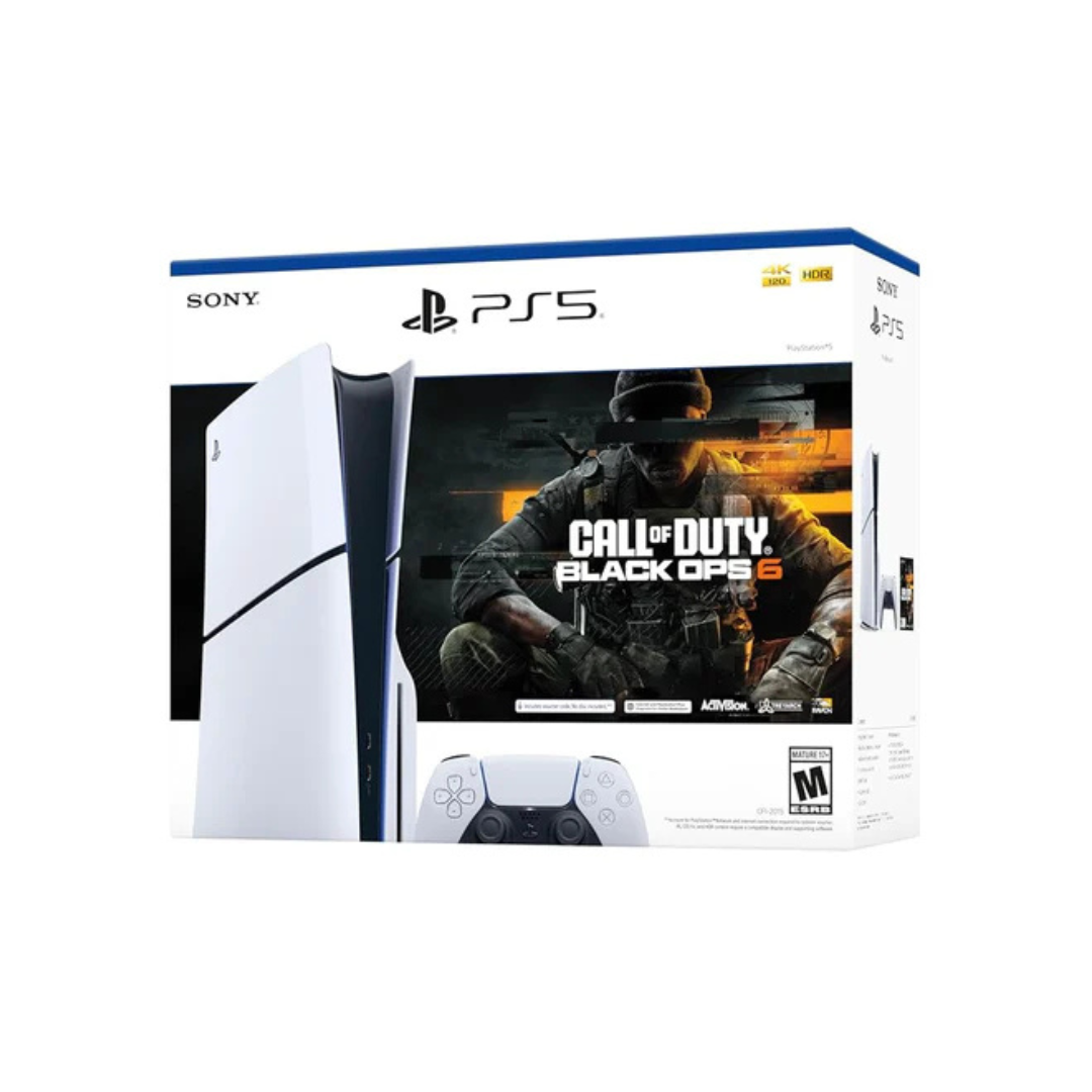 PlayStation PS5 Slim Console, Call Of Duty BO6 STD MAU CFI-2016A01Y
