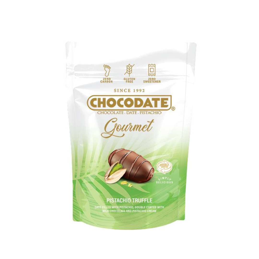 Chocodate Pistachio Truffle Gourmet, Gluten Free, 150g